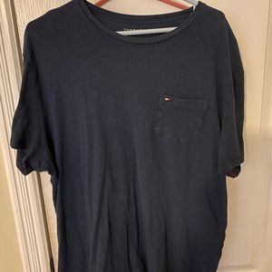 Navy blue XL Tommy Hilfiger pocket tee shirt